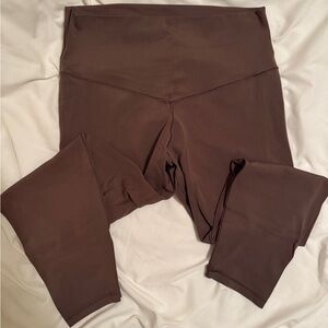 High-Waist Brown Leggings for Women